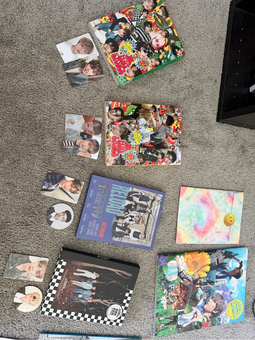 NCT Album Collection and Lightstick
